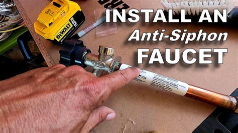 anti-siphon valve on outdoor faucet|How to Install a Frost